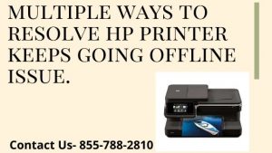 hp printer keeps going offline