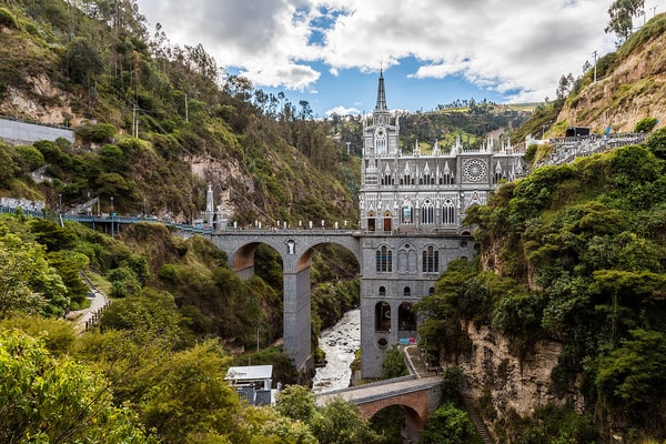 House of God of Las Lajas in Colombia