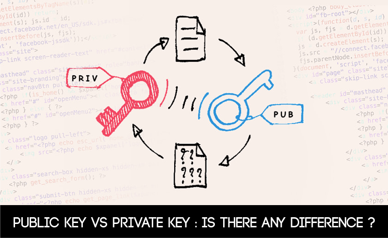 Public key vs private key - is there any difference