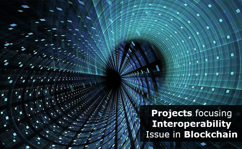 Projects focusing interoperability issue in blockchain