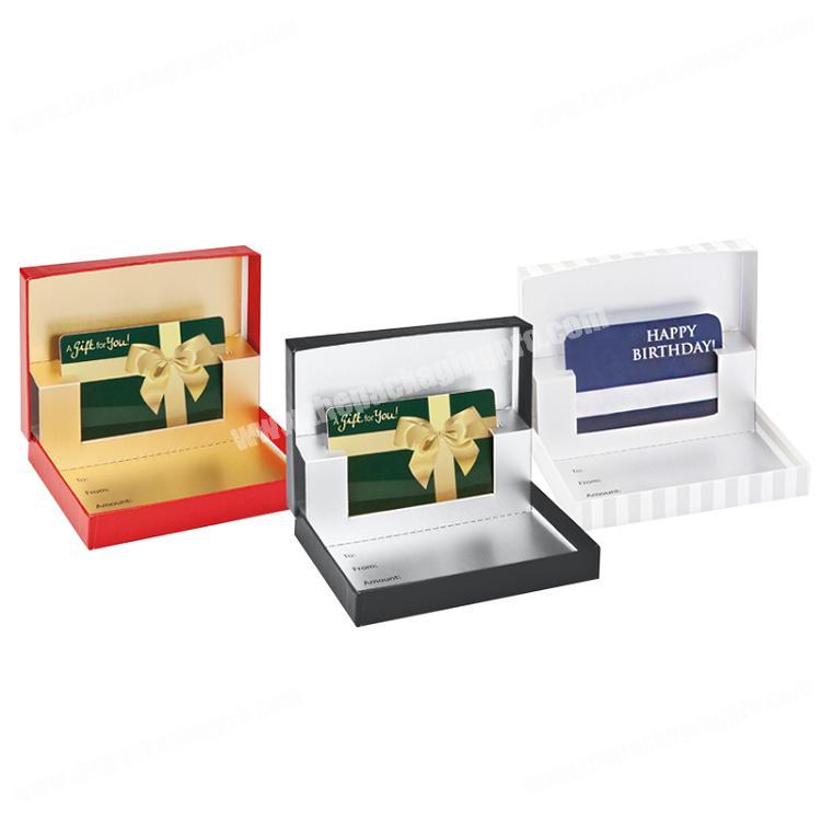 Custom gift card boxes